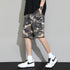 Summer Camouflage Cargo Shorts Men Pocket Casual Outdoor Pants