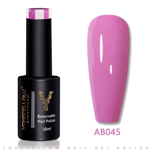 Vibrant 10ML Semi-Permanent Gel Nail Polish for Stunning Manicures - Low Odor Long-Wear Varnish - Ideal for Spring and Summer Nail Art