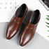 Luxury Leather Oxfords Shoes for Men Stylish Dress Shoes for Business Party and Office