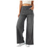 Wide Leg Pants For Women Baggy Silhouette Elastic Waist High Waist Stretch Casual Trousers Soft Fabric