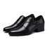 Leather Men Dress Shoes Elevator Business Oxford Footwear for Wedding and Office