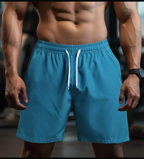 UETEEY Men Hot Shorts Quick-Drying Fitness Gym Wear