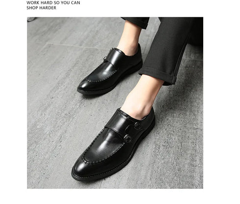 Men's Luxury Designer Loafers Leather Shoes - Elegant Oxfords Fashion Dress Footwear for Formal Occasions, Perfect Slip-On Style for Parties and Events