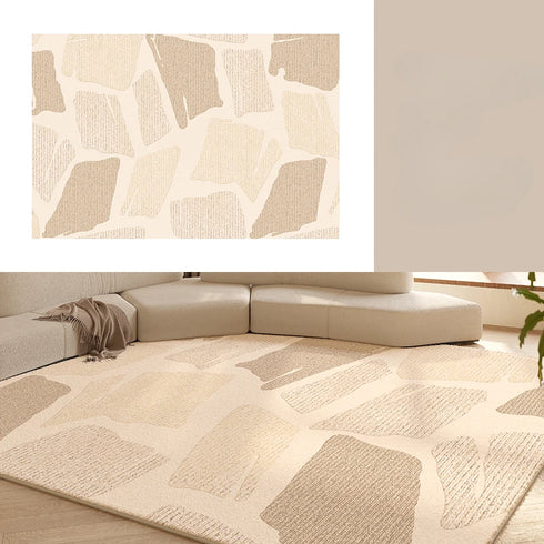 Cream Style Large Area Rug Fluffy Soft Carpet for Bedroom and Living Room Decoration
