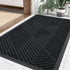 Absorbent Low Profile Entryway Rug Non-Slip Washable Welcome Mat for Heavy Duty Use