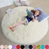 Plush Round Rug Mat for Living Room and Bedroom Home Decor