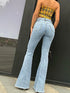 Flare Jeans Pants Women’s Vintage Denim y2k High Waist Trousers