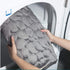 Cobblestone Embossed Memory Foam Bathroom Mat Non-Slip Carpet for Shower Room