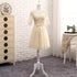 Bridesmaid Dress Elegant Floor-Length Organza Backless Lace With Built-In Bra Bridesmaid Dress Lace Appliques