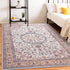 Machine Washable Vintage Area Rugs for Living Room with Non-Slip Rubber Backing