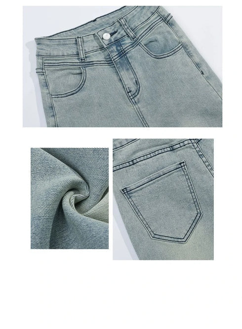 Baggy Jeans For Women - Wide Leg Denim Pants, Vintage Aesthetic, Loose Fit Casual Jeans