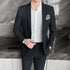 Fashionable Men's Suit and Trousers Two-Piece Set for Business Casual and Weddings