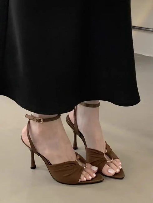 Sexy Super High Pointed Toe Stilettos Women Sandals