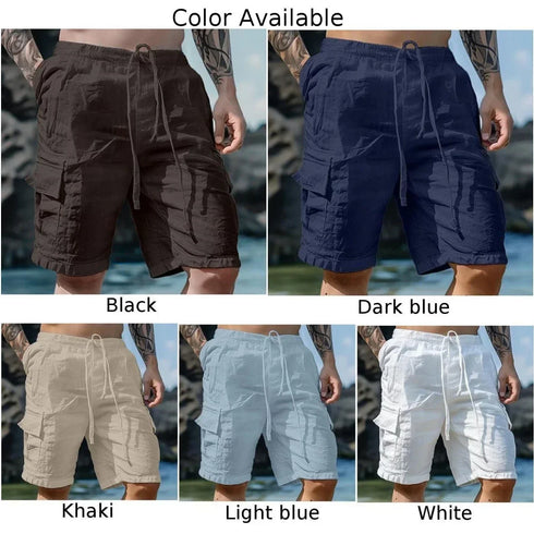 Men Loose Cargo Shorts With Pockets Casual Sports Streetwear