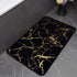 Marble Bathroom Rugs Nonslip Soft Rabbit Fur Bath Mats for Luxurious Bathroom Decor