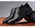 Elegant Men's Black Leather Oxfords for Formal Occasions - Perfect Wedding, Party, Office, and Business Shoes for Men