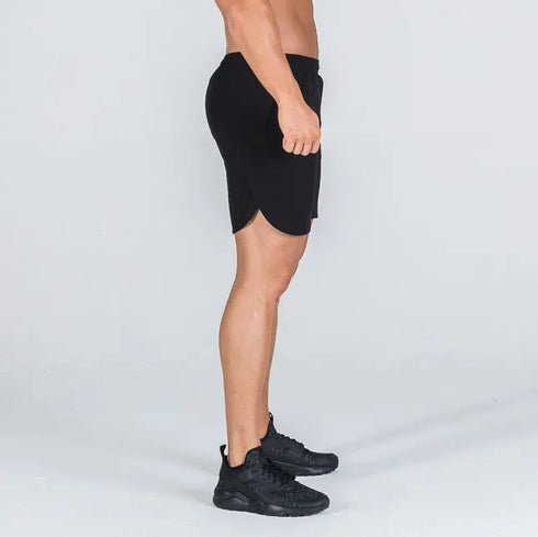 Men's Summer Gym Fitness Double-Decker 2 in 1 Shorts Sports Running Basketball Jogger Bottoms