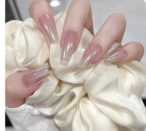 Magic Clear Pearlescent Mirror Effect Nail Glitter Powder - 0.5g Shimmering Aurora Pearl Chrome Pigment for Stunning Nail Art