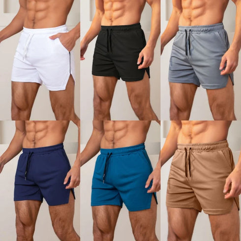 Men Casual Gym Shorts Breathable Sport Running Shorts Quick Dry Crossfit Beach Training Basketball Clothing