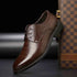 Men's Formal Dressing Shoes Leather Oxfords Pointed Toe for Office and Wedding