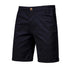 Men Summer Casual Business Shorts Elastic Waist Gym Running Shorts