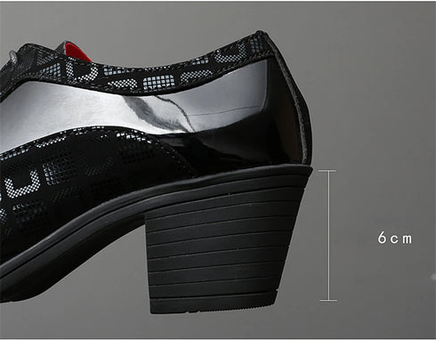 Men's Formal Leather Oxfords Dress Shoes for Business and Wedding Events