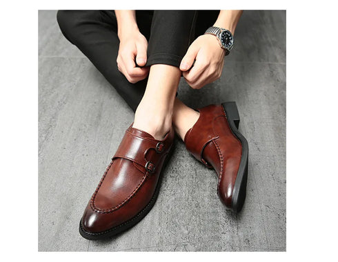 Men's Luxury Designer Loafers Leather Shoes - Elegant Oxfords Fashion Dress Footwear for Formal Occasions, Perfect Slip-On Style for Parties and Events