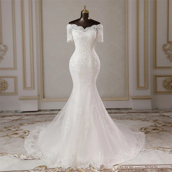 Customized Wedding Dresses for Women Mermaid Dress Sweetheart Neck Party Dress
