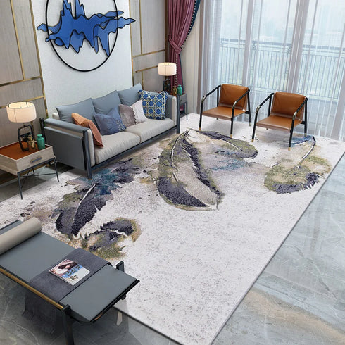 Light Luxury Area Rugs for Bedroom and Living Room Plush Soft Floor Mat