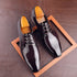 Luxury Designer Men's Oxfords - Lace-Up Patent Leather Pointed Dress Shoes for Formal Occasions and Business Events
