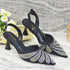 Venus Chan Shoes and Bag Set for Women's Party Heels