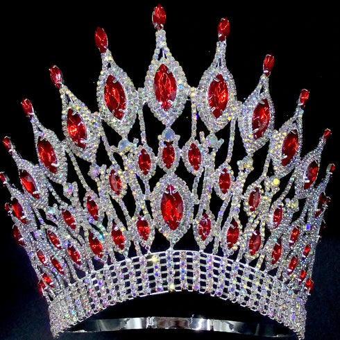 Elegant Rhinestone Tiara Crown for Pageants and Wedding Events