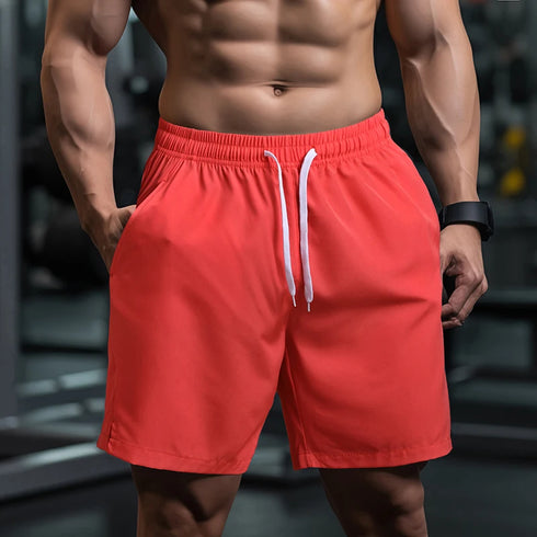 UETEEY Men Hot Shorts Quick-Drying Fitness Gym Wear