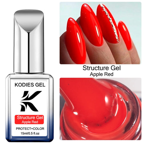 Vibrant Semi-Permanent UV Rubber Base Gel Nail Polish for Stunning Nail Art - Long Lasting 2-in-1 Structure for Easy Application and Soak Off Manicure