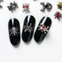 Halloween Spider Nail Art Charms - 3D Alloy Rhinestones for Stylish DIY Manicure and Nail Decor Accessories, Perfect for Gothic Punk and Retro Designs