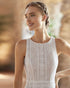 Summer Beach Wedding Dresses Boho Bridal Gowns Lace Sleeveless