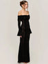 Mozision Lace Off-shoulder Sexy Maxi Dress Elegant Evening Dress
