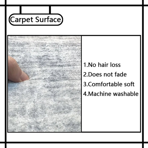 Cute Animal Plush Area Rug for Living Room and Children's Bedroom