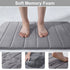 Absorbent Non-Slip Bath Mat Soft Memory Foam Bathroom Rug Machine Washable Foot Mat