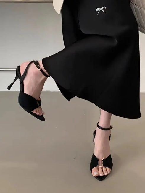 Sexy Super High Pointed Toe Stilettos Women Sandals