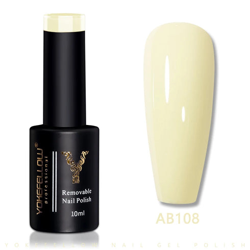 Vibrant 10ML Semi-Permanent Gel Nail Polish for Stunning Manicures - Low Odor Long-Wear Varnish - Ideal for Spring and Summer Nail Art