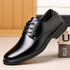 Leather Shoes for Men Casual Derby Square Toe Business Style