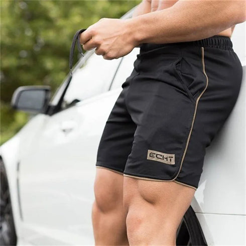 ECHT Summer Running Shorts Men Sports Jogging Fitness Shorts