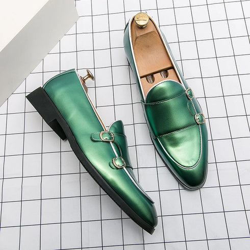 Elegant Men's Leather Loafers with Tassel Design - Comfortable Slip-On Moccasin Shoes for Formal Business and Casual Occasions, Available in Big Sizes 38-48