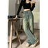Vintage Wide Leg Jeans for Women - Stylish Casual Trousers Perfect for Spring Streetwear, Loose Fit High Waist Denim Pants Ideal for Effortless Wide Leg Jeans Outfit Inspirations