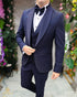 3 Piece Beaded Tuxedo Suit for Wedding and Formal Events