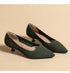 Stylish Women's Pointed Toe Slip-On Flat Pumps for Casual Spring and Autumn Wear