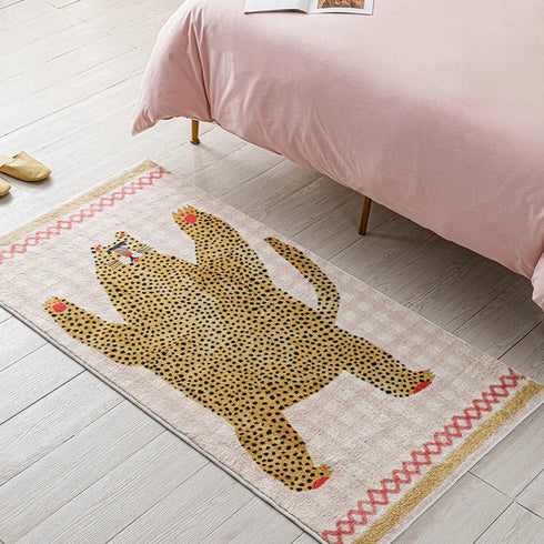 Cute Animal Plush Area Rug for Living Room and Children's Bedroom