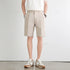 Summer Men's Suit Shorts Solid Color Business Casual Knee-length Pants