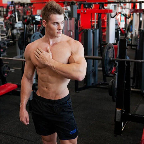 ECHT Summer Running Shorts Men Sports Jogging Fitness Shorts